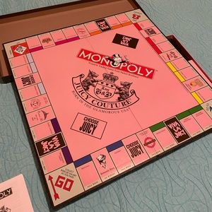 EUC Practically New Juicy Couture Authentic Original Monopoly Game - RARE